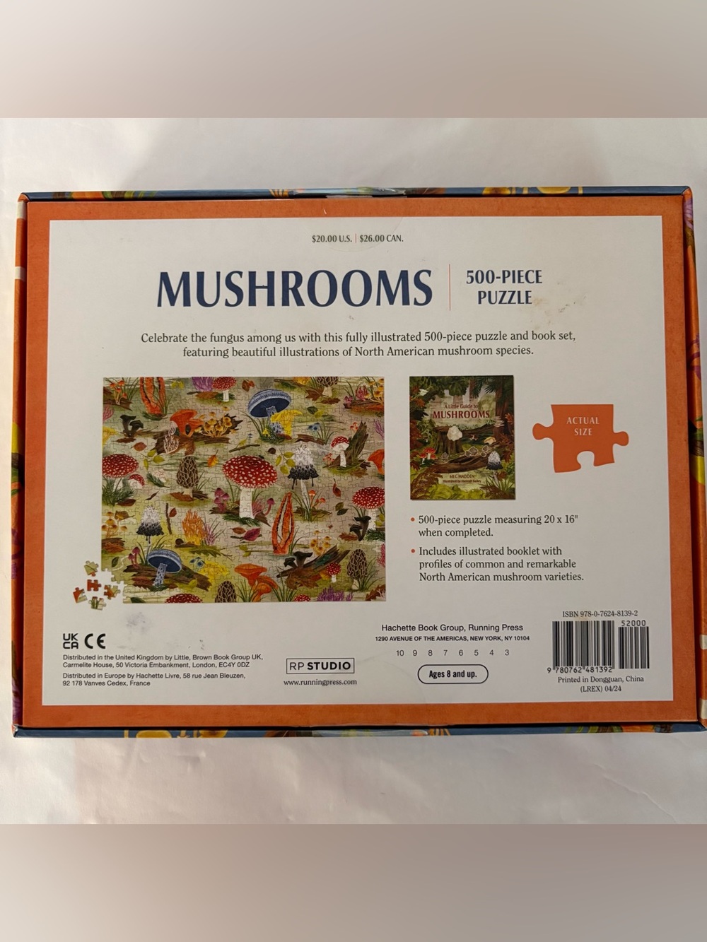 RP Studio 500 Pc Mushroom Puzzle - Picture 3 of 3